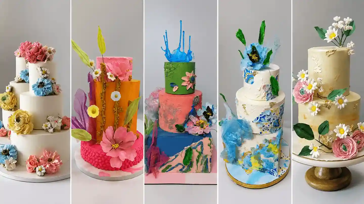 Whipped Cream Wedding Cake Masterclass (4-Tier)